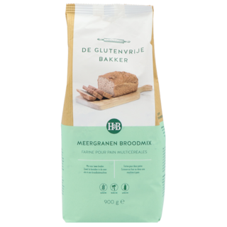 De Glutenvrije Bakker Broodmix Meergranen (900gr)