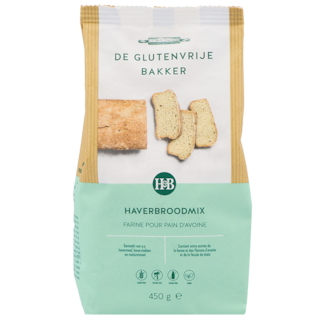 De Glutenvrije Bakker Haverbroodmix (450gr)
