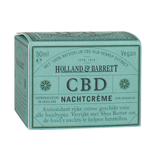 Holland & Barrett CBD Nachtcrème, 50ml