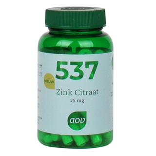 AOV 537 Zink Citraat, 25mg (90 Capsules)