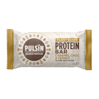 Pulsin Protein Booster Caramel Choc & Peanut - 50g