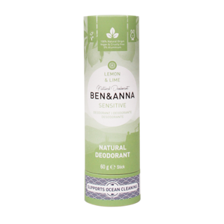 Ben & Anna Deodorant Stick Sensitive Lemon Lime (60gr)