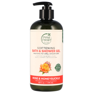 Petal Fresh Softening Bath & Shower Gel Rose & Honeysuckle (475ml)