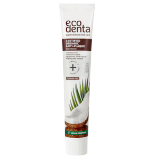 Ecodenta Tandpasta Anti-Plak Kokos (75ml)