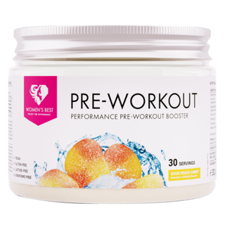 Women's Best Pre Workout Booster Sour Peach Candy (300gr)
