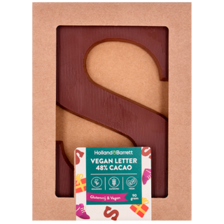 Holland & Barrett Glutenvrije & Vegan Chocoladeletter 48% Cacao - 90 g