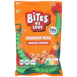 Bites We Love Crunchy Peas Smoked Paprika - 30g