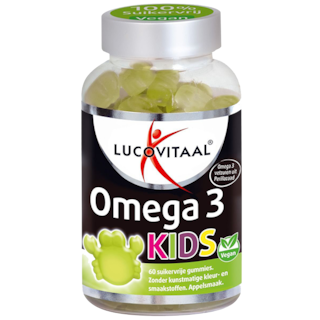 Lucovitaal Omega 3 Kids Appelsmaak (60 Gummies)