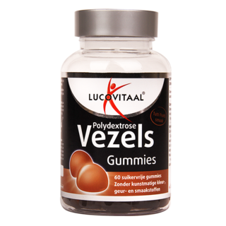 Lucovitaal Polydextrose Vezels Tutti Frutti (60 Gummies)