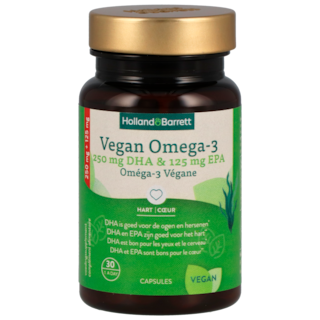 Holland & Barrett Vegan Omega-3 met DHA en EPA (30 capsules)