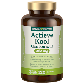 Holland & Barrett Actieve Kool 260 mg - 120 capsules