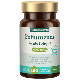 Holland & Barrett Acide Folique 400mcg - 180 comprimés