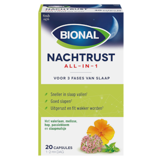 Bional Nachtrust All-In-1 (20 Capsules)