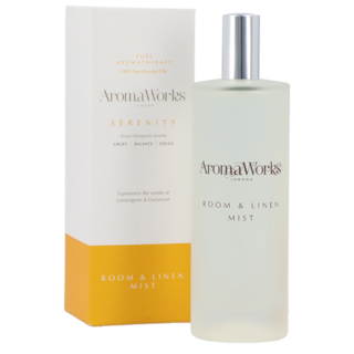 AromaWorks Serenity Room and Linen Mist - 100ml