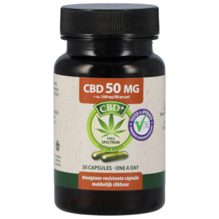 Jacob Hooy CBD capsules 50 mg (30 capsules)