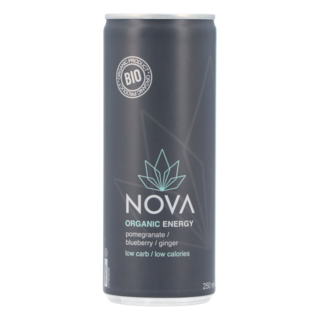 Nova Organic Energy Pomegranate Blueberry Ginger Bio (250ml)