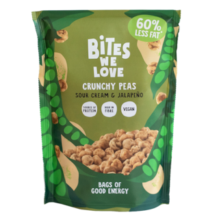 Bites We Love Crunchy Peas Sour Cream & Jalapeño (100gr)
