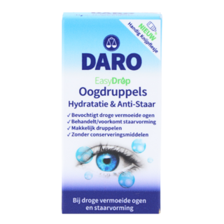 Daro EasyDrop Hydratatie & Anti-Staar Oogdruppels (10ml)