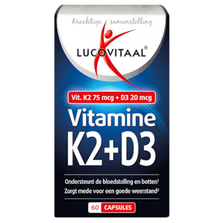 Lucovitaal Vitamine K2 + D3 (60 capsules)