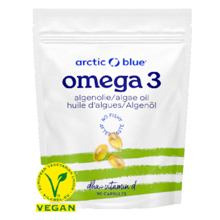 Arctic Blue Omega 3 Algenolie met vitamine D (90 capsules)