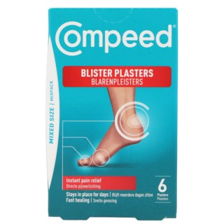 Compeed Pansements pour ampoules paquet mixte - 6 pièces