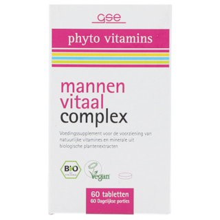 GSE Mannen Vitaal Complex (60 tabletten)