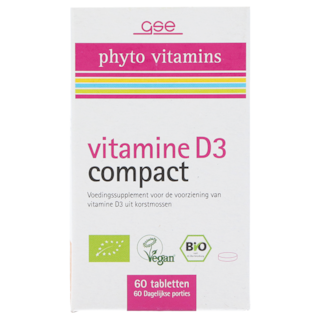 GSE Vitamine D3 Compact (60 tabletten)