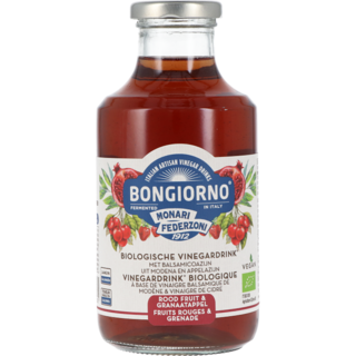 Bongiorno Biologische Vinegardrink Rood Fruit & Granaatappel (500ml)