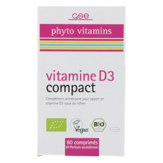 GSE Vitamine D3 Compact (60 tabletten)
