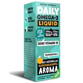 Daily Supplements Vegan Omega-3 DHA EPA vloeibaar (100ml)