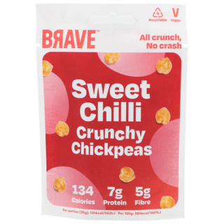 BRAVE Pois Chiches Rôtis au Piment Doux - 35 g