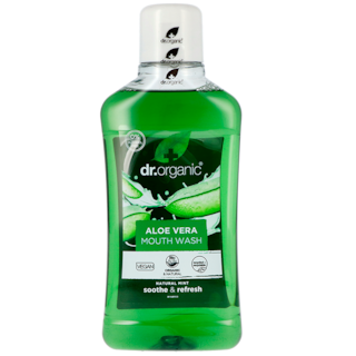 Bain de bouche Dr. Organic à l'Aloe Vera 500 ml