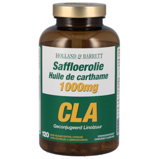 Holland & Barrett CLA Saffloerolie, 1000mg (120 Capsules)