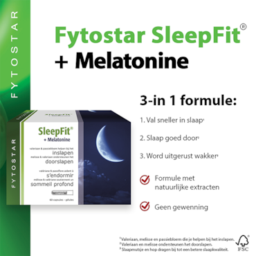 Fytostar SleepFit + Melatonine (20 Capsules) image 4