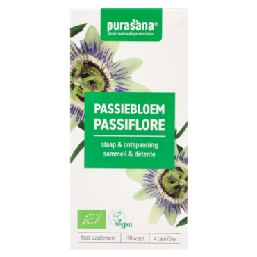 Purasana Passiebloem Bio - 120 capsules image 1