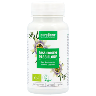 Purasana Passiebloem Bio - 120 capsules image 2