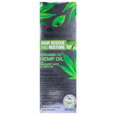 Dr. Organic Hemp Oil Rescue & Restore Shampoo - 265ml image 2