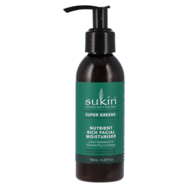 Sukin Super Greens Nutrient Rich Facial Moisturiser - 125ml image 1