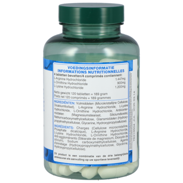 Precision Engineered Arginine & Ornithine & Lysine 120 Tabletten image 2