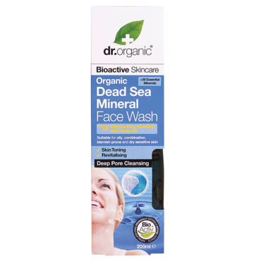 Dr. Organic Dead Sea Mineral Face Wash - 200ml image 2