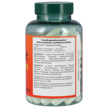 Holland & Barrett L-Lysine, 1000mg (120 Tabletten) image 2