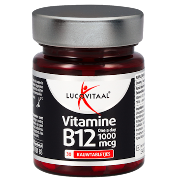 Lucovitaal Vitamine B12 1000mcg Kersensmaak - 30 kauwtabletten image 2