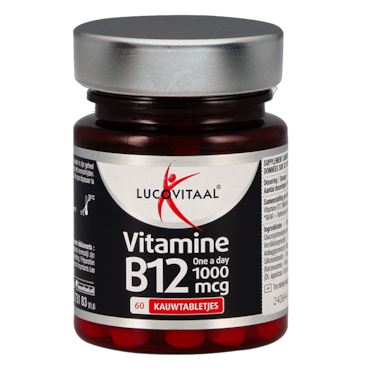 Lucovitaal Vitamine B12 1000mcg Kersensmaak - 60 kauwtabletten image 2