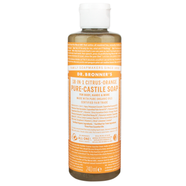 Dr. Bronner's Citrus-Orange Vloeibare Zeep - 240ml