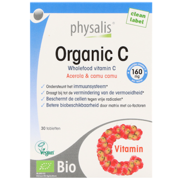 Physalis Organic Vitamine C 250 mg Bio
