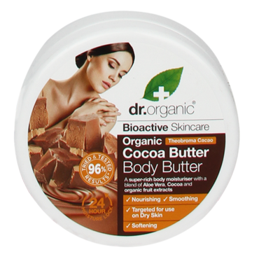 Dr. Organic Cocoa Butter Body Butter - 200ml image 1