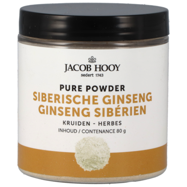 Jacob Hooy Siberische Ginseng Poeder - 80g