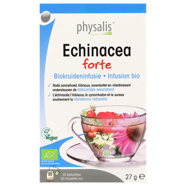 Physalis Kruideninfusie Echinacea Forte - 20 theezakjes