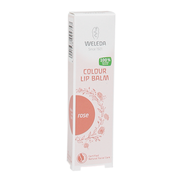 Weleda Colour Lip Balm Rose (10ml) image 1