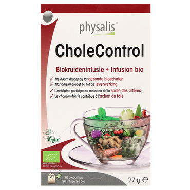 Reviews over Physalis Kruideninfusie CholeControl BIO - 20 theezakjes